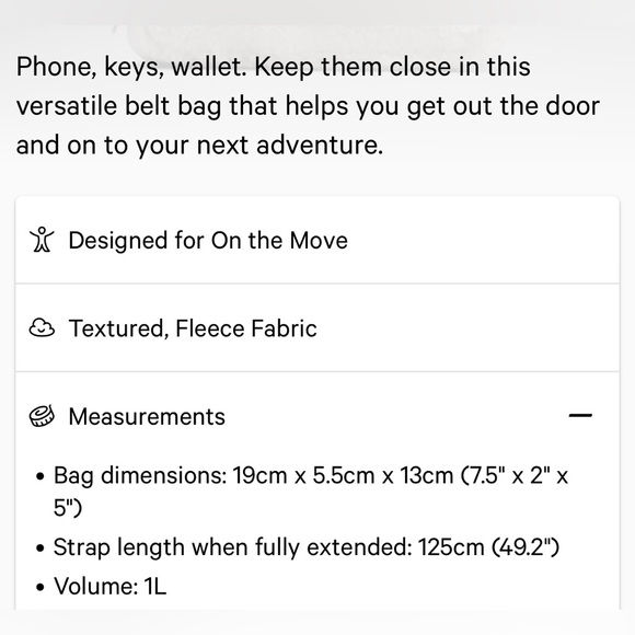 LULULEMON Everywhere Belt Bag Natural Ivory Fleece NWT - Picture 7 of 9